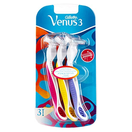 Gillette Simply Venus 3 Plus Disposable Razor - 3 Pieces