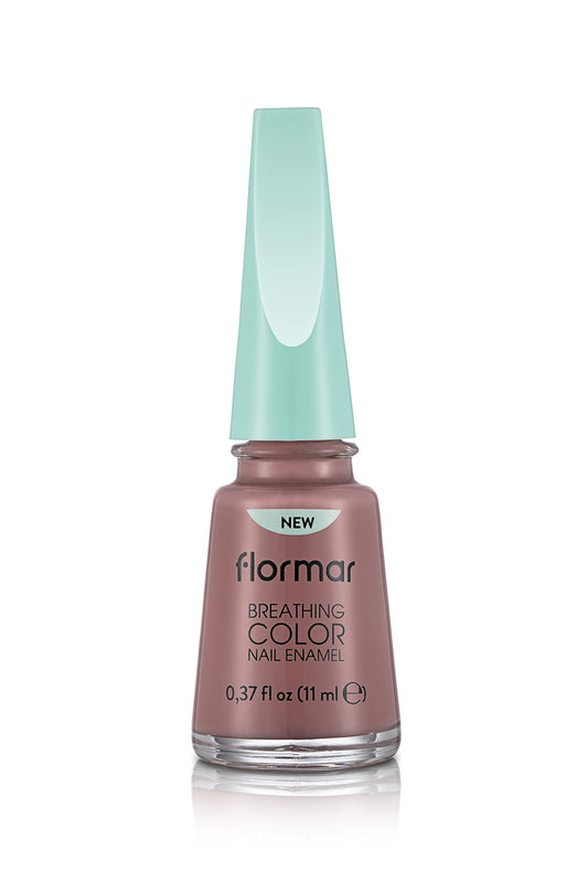 Flormar Breathing Color Nail Enamel 007 Slow Dancing Clean Polished Nail Look, Smooth Coat, Layer-Friendly Application, Thin Even Coats, Refined Finish