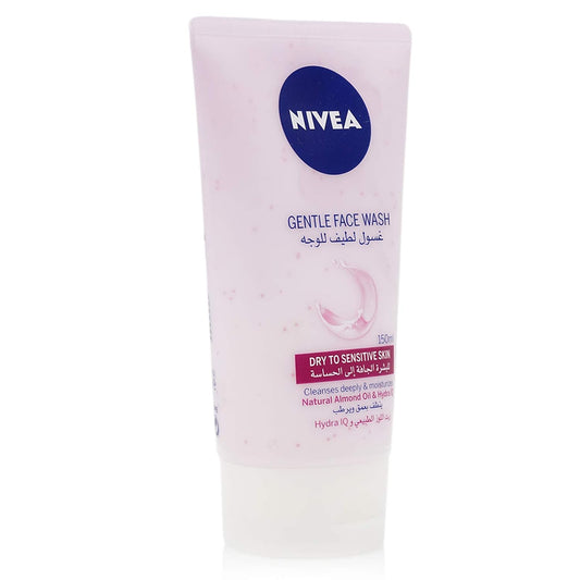 NIVEA Face Wash, Gentle, Dry to Sensitive Skin, 150ml