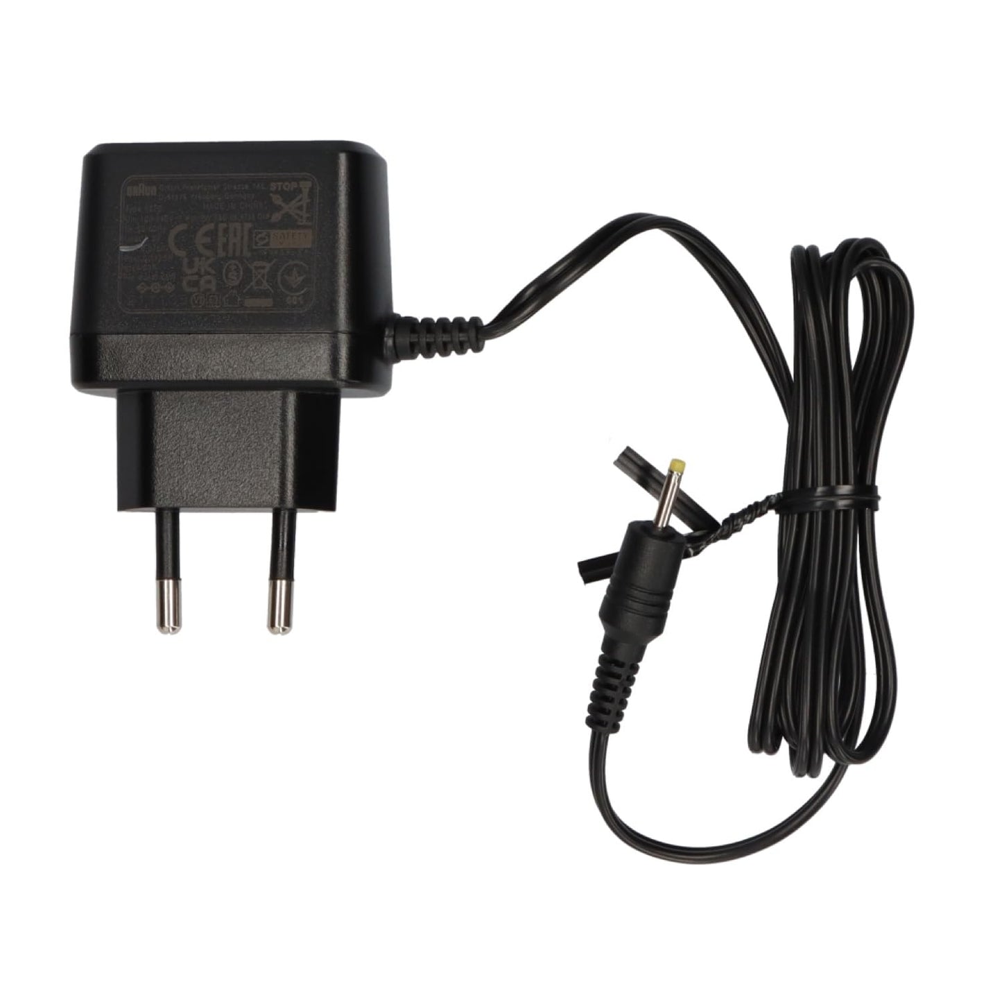 Braun Charger Designed for Multi Grooming Kit, Compatible with MGK & BT Series, Black, USB, 5V DC, CE Certified, Packaging May Vary - 81730026