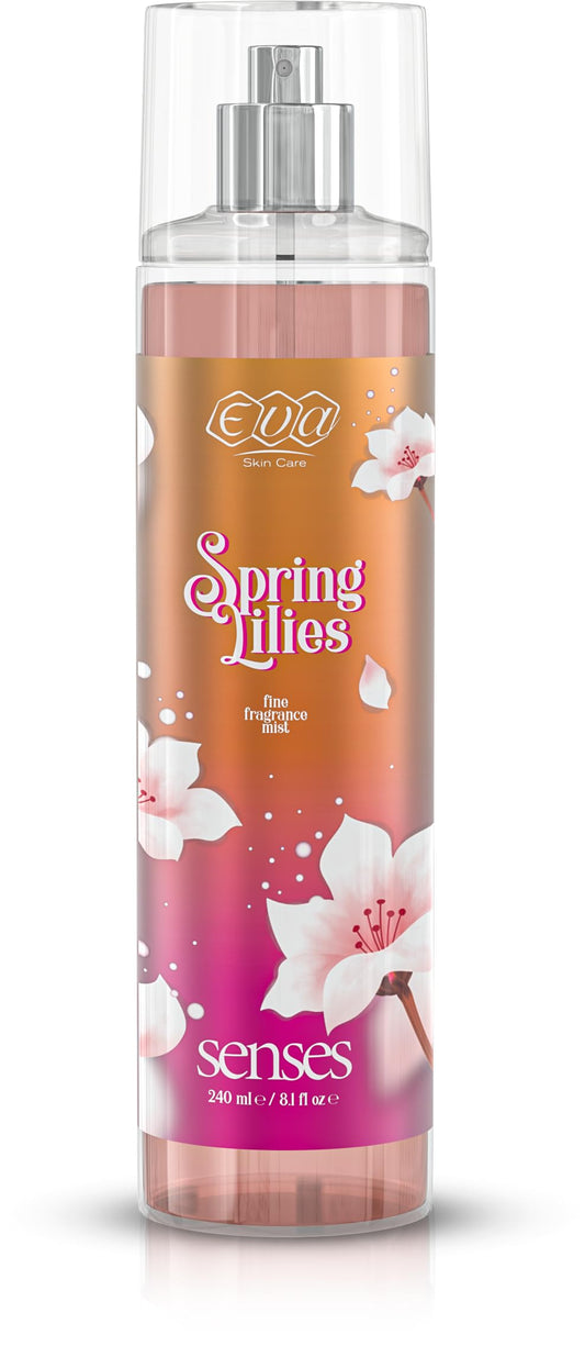 Eva Skin Care Senses Body Splash Spring Lilies 240 Ml