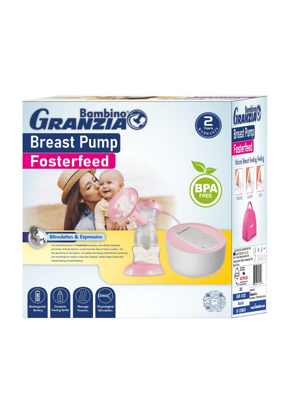 Granzia FosterFeed Electric Digital Breast Pump