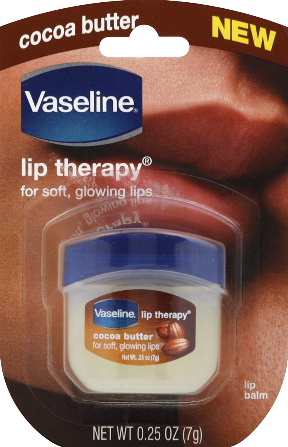 Vaseline Lip Therapy Cocoa Butter For Women, 7 Gm