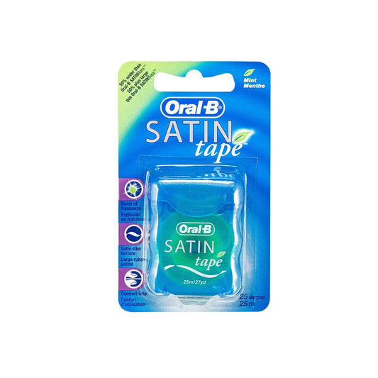 Oral-B Satin Tape Dental Floss Mint 25m