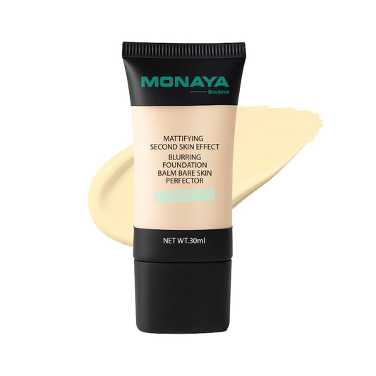 Monaya F003 Perfect Matte Liquid Foundation – Full Coverage, Waterproof, Long-Lasting, Affordable Makeup, Oil-Free, Concealer Effect (F304)