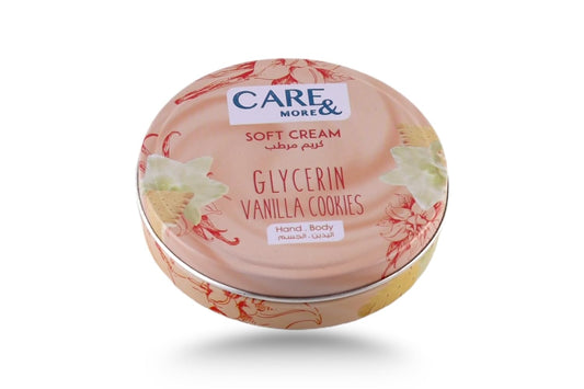 Care & More soft Cream glycerin Vanilla & Cookies 125 Ml