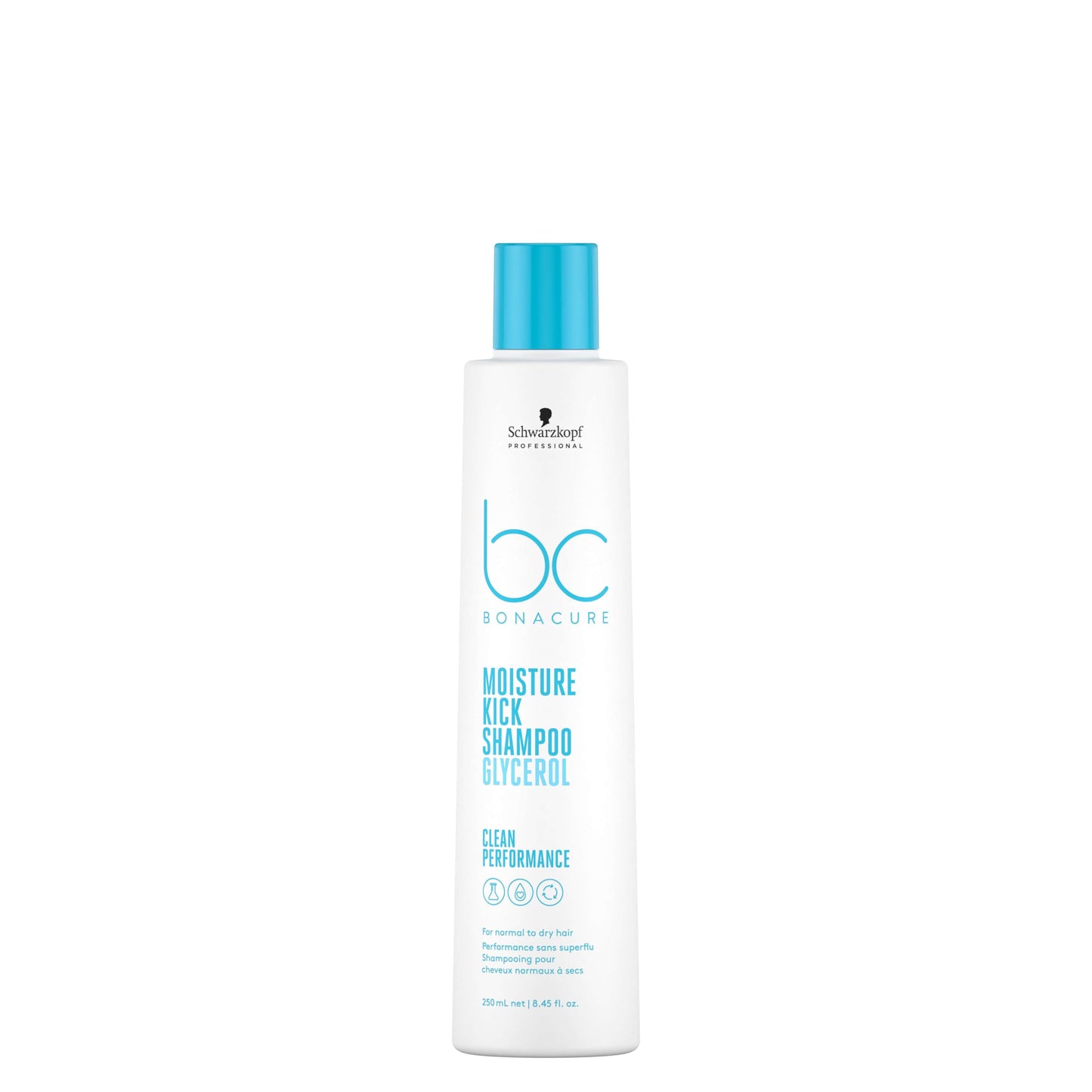 Schwarzkopf - BC Clean Moisture Kick Shampoo - Capacity: 250 ml