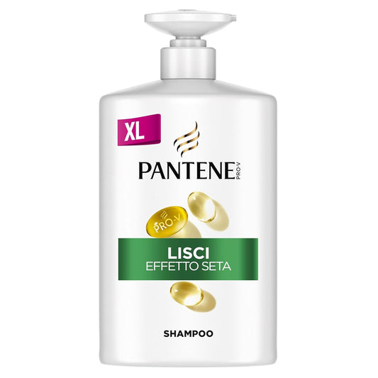 Pantene Silky Smooth Shampoo for Frizzy and Matte Hair with Pro-V and Active Nutri-Plex 1000 ml