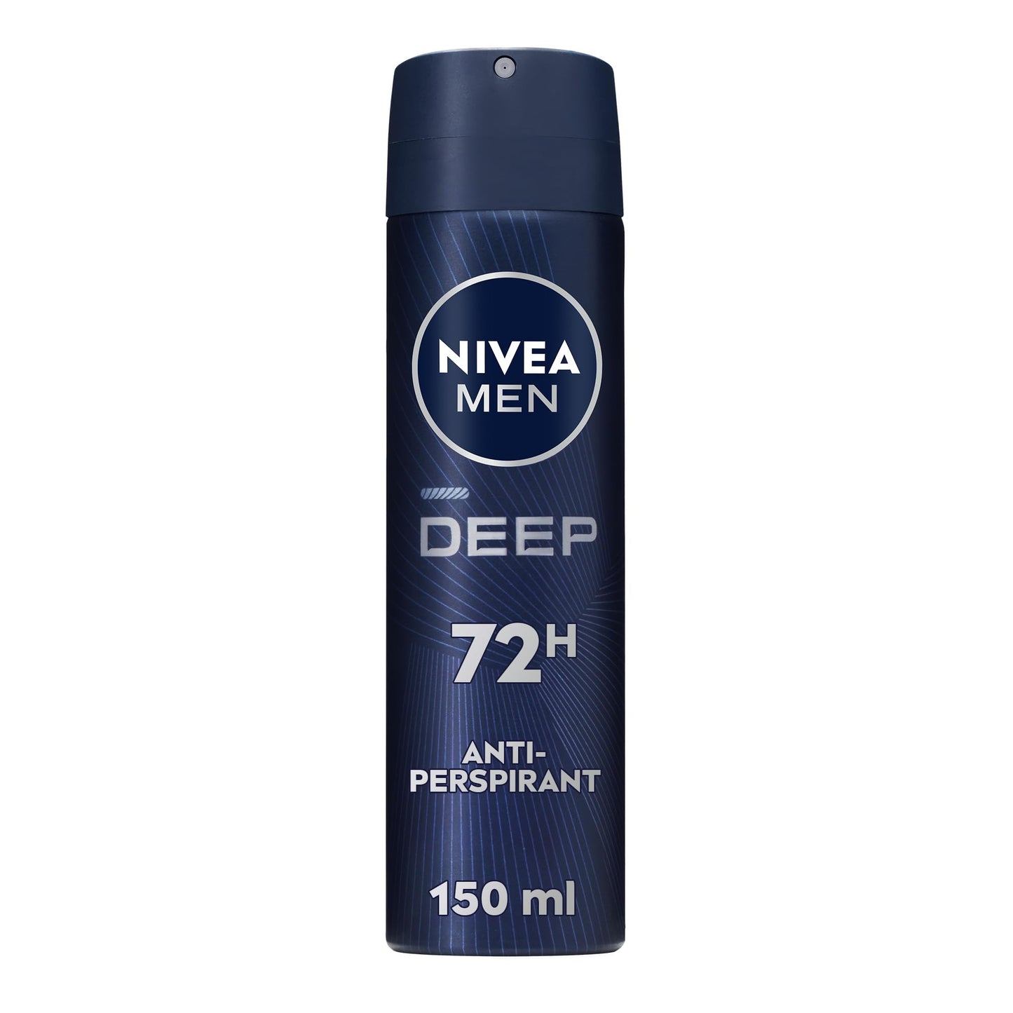 NIVEA MEN Antiperspirant Spray for Men, DEEP Black Carbon Antibacterial, 150ml