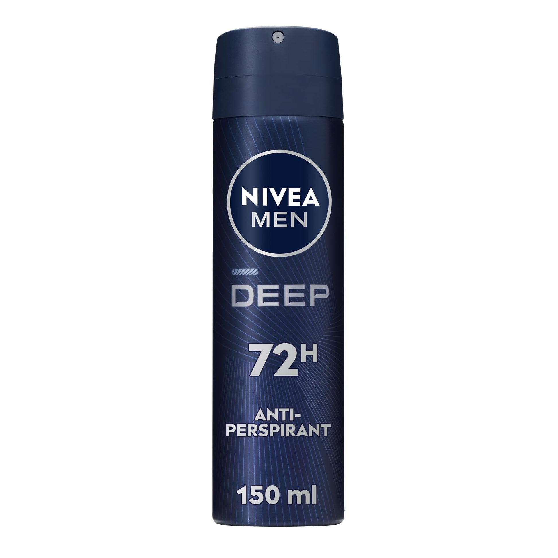 NIVEA MEN Antiperspirant Spray for Men, DEEP Black Carbon Antibacterial, 150ml