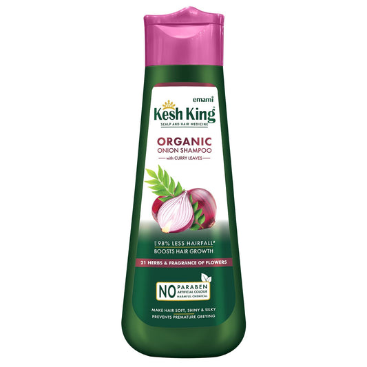 KESH KING Ayurvedic Onion Shampoo with 21 Herbs, Reduces Hairfall & Boost Hair Growth, 300ml