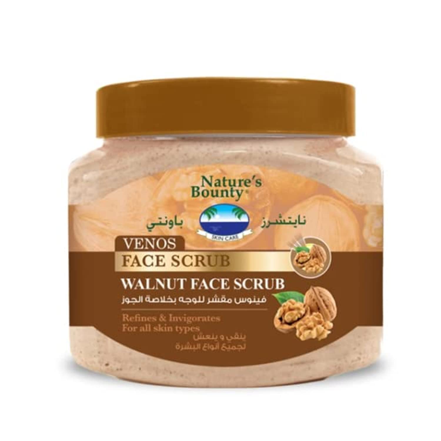 Nature's Bounty NATURES BOUNTY Venos Walnut Face Scrub, 300 ml