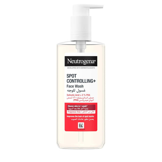 Neutrogena Facial Wash Spot Controlling+, Clearer Skin in 1 Week, 200ml