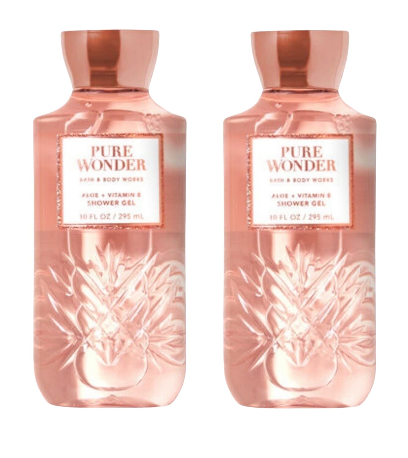 Bath & Body Works Pure Wonder Shower Gel 10 oz (2 Pack)