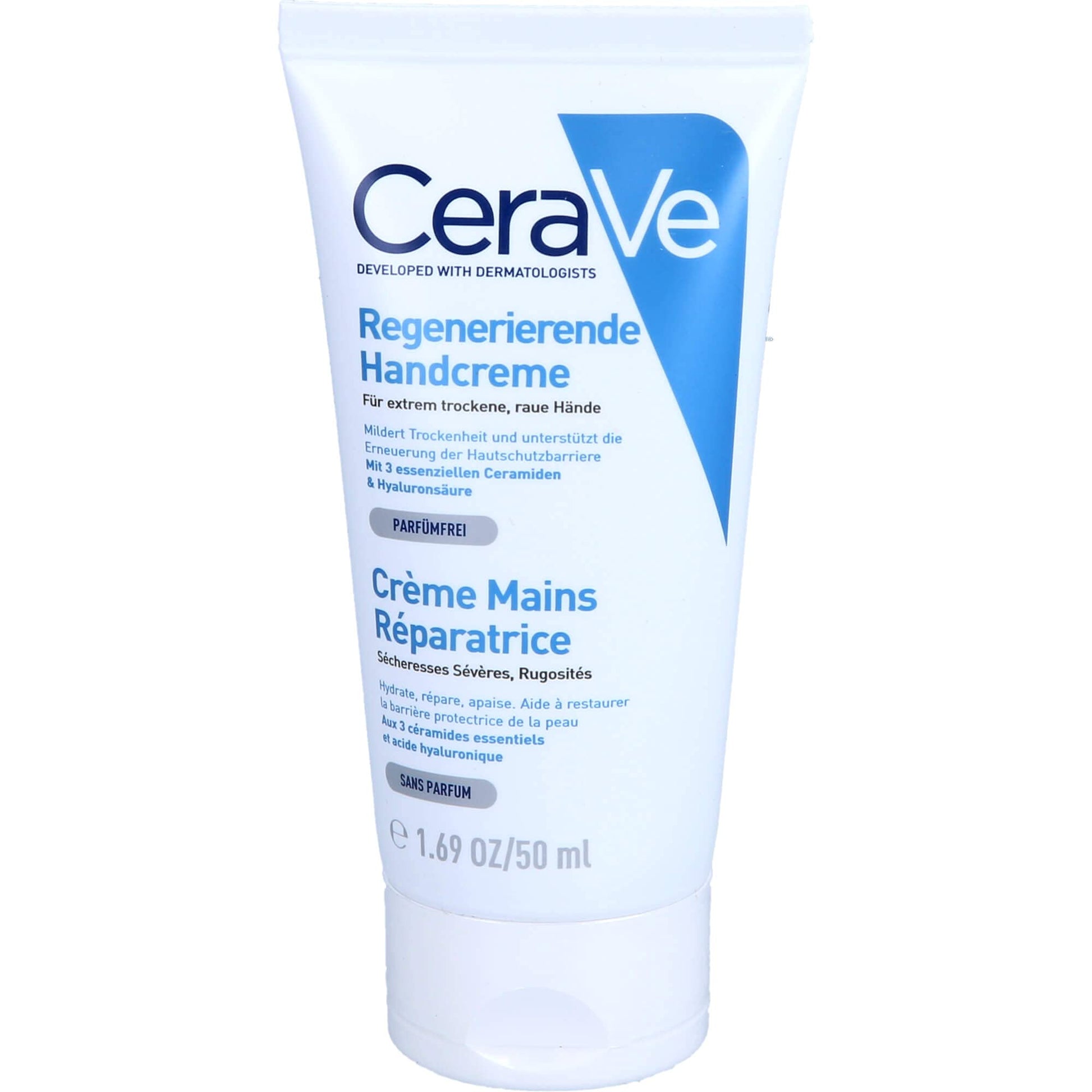 CeraVe Reparative Hand Cream for Dry and Rough Hands 50ml with Glycerin and 3 Essential Ceramides