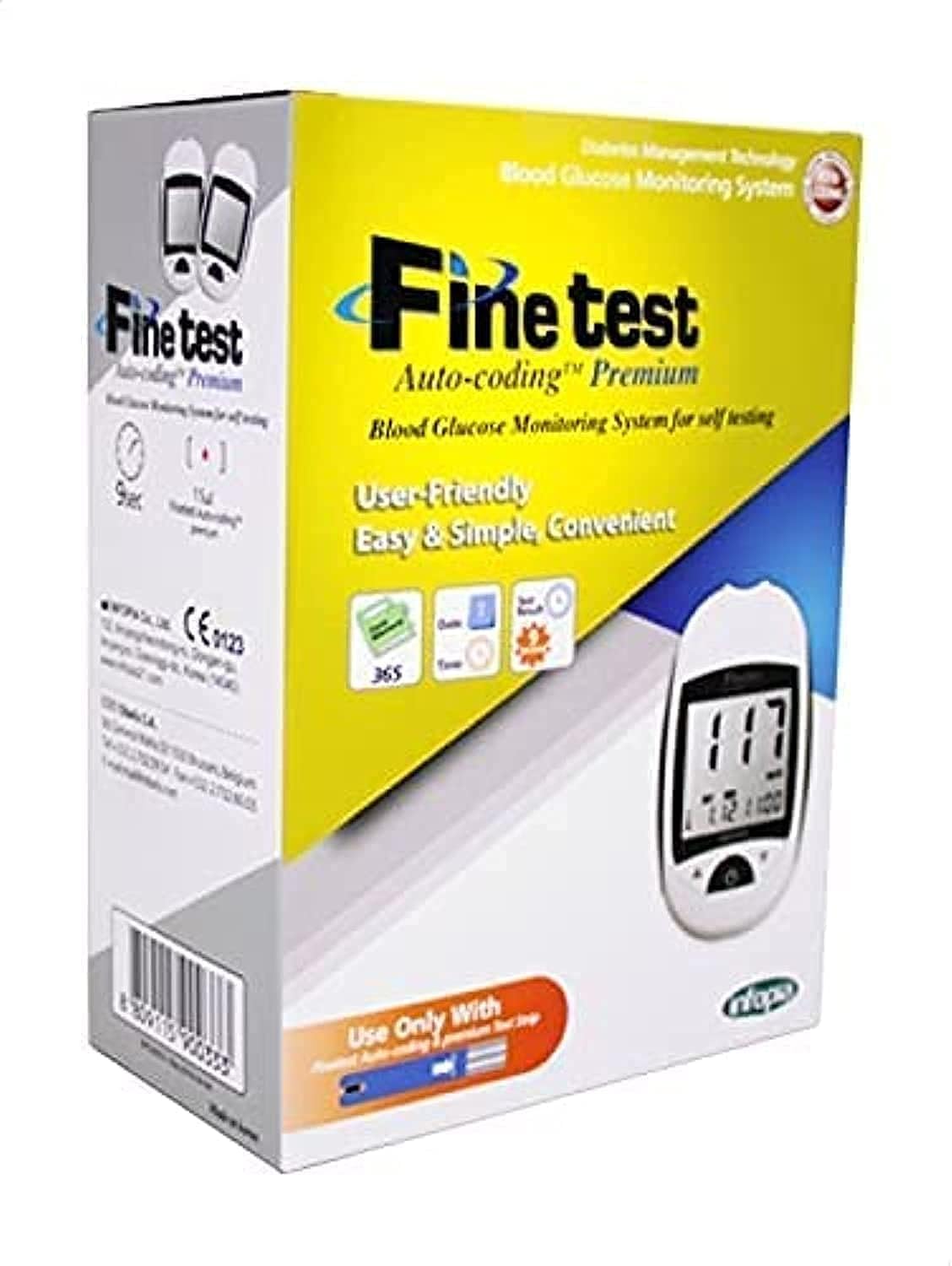 Finetest Fine Tesa Korean Blood Glucose Meter -fine test
