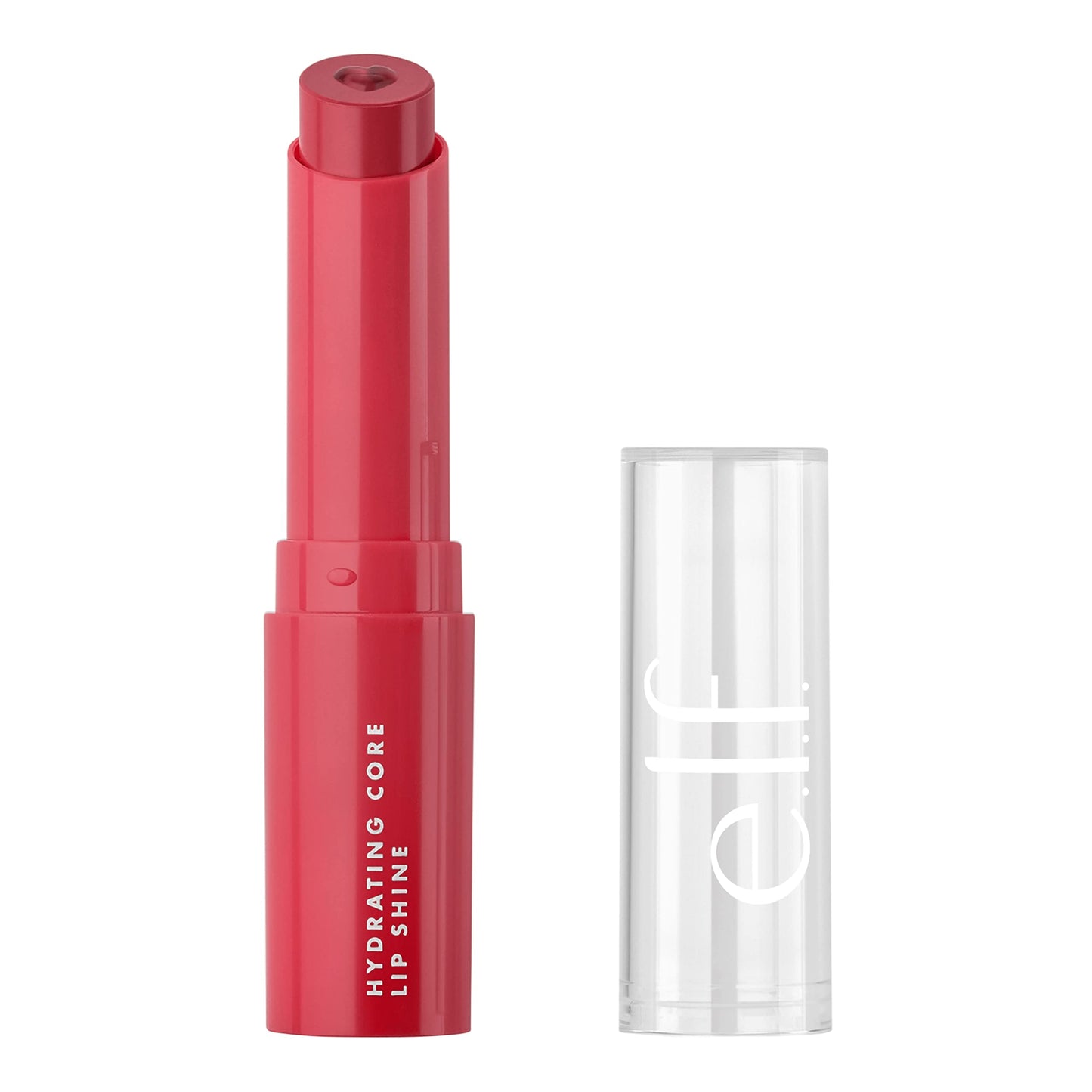 e.l.f. Hydrating Core Lip Shine, Conditioning & Nourishing Lip Balm, Sheer Colour Tinted Chapstick, Giddy, 0.09 Oz