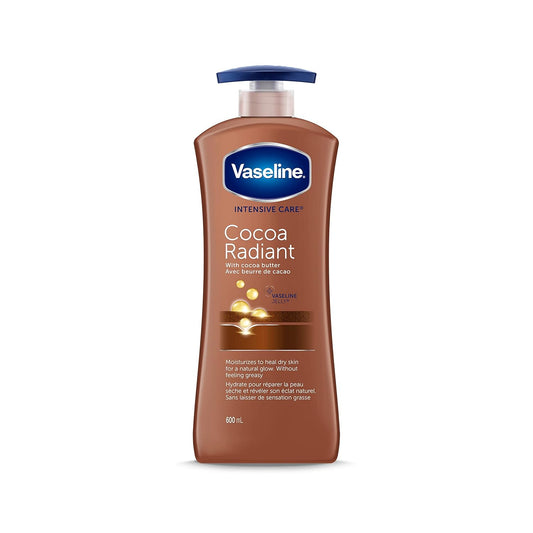 Vaseline Intensive Care Body Lotion for dry skin Cocoa Radiant moisturizing 600 ml