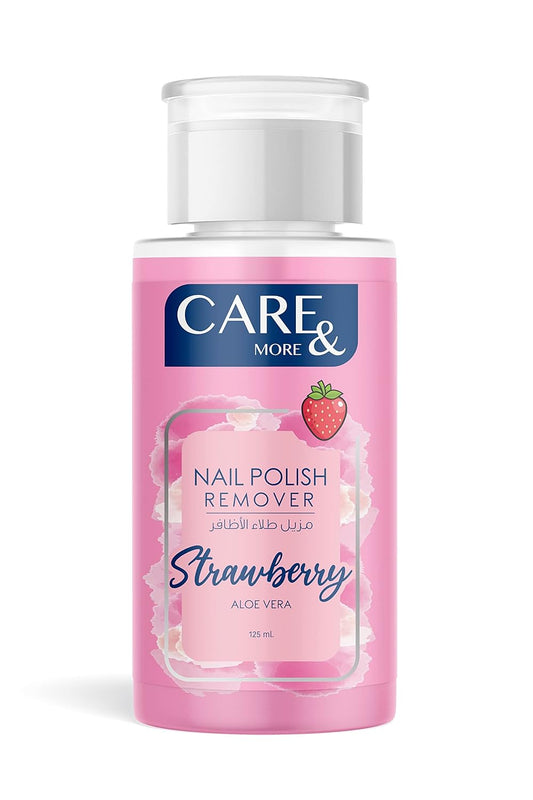 Care & More Strawberry Nail Polish Remover 125 ml