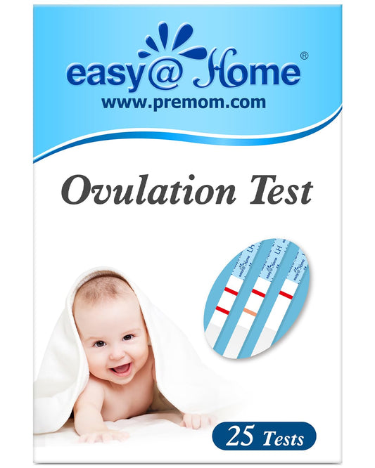 Easy@Home Ovulation Test Strips, 25 LH Strip