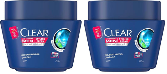 CLEAR Men's Styling Cream Cool Sport 210ML (Pack of 2)