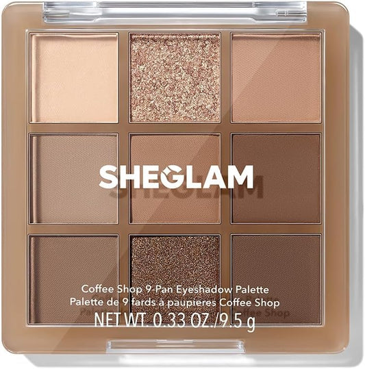 SHEGLAM Coffee Shop 9 Pan Eyeshadow Palette 9.5g