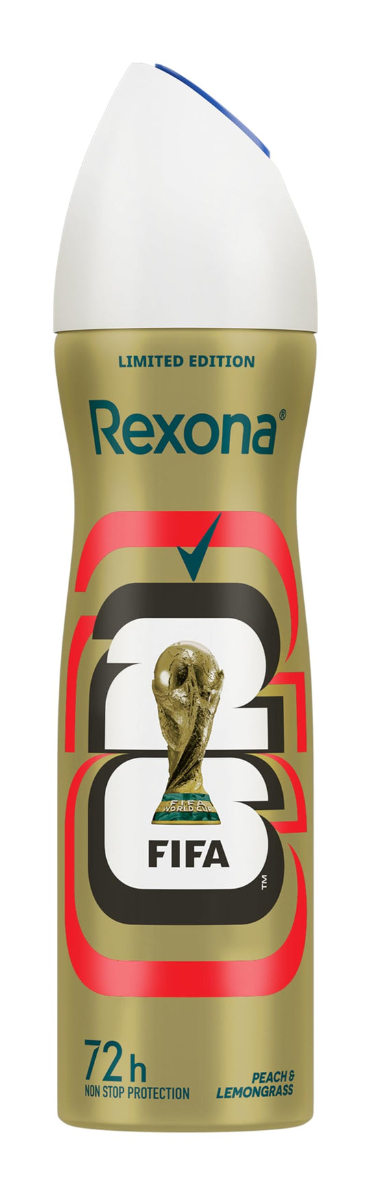 Rexona Women Limited Edition Advanced Protection 72H+ Antiperspirant Peach Spark & Lemongrass Spray 150ML