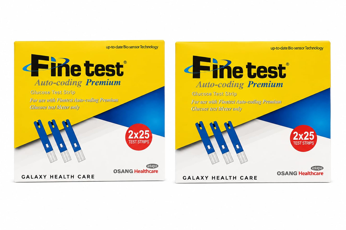 Fine Test Sugar Measuring Strips 2 Boxes 100 Strips
