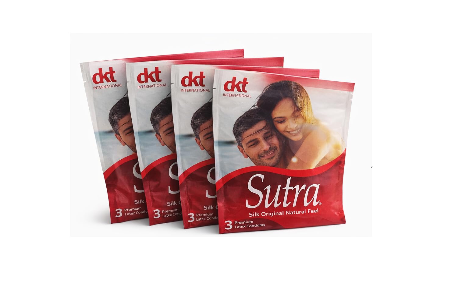 Sutra Classic Ultra Thin Lubricated Condoms, 3 Count, Pack of 4