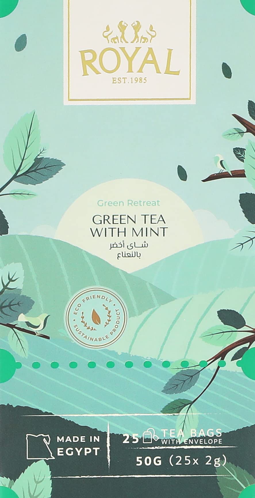 Royal Herbs green tea with mint 25 bags