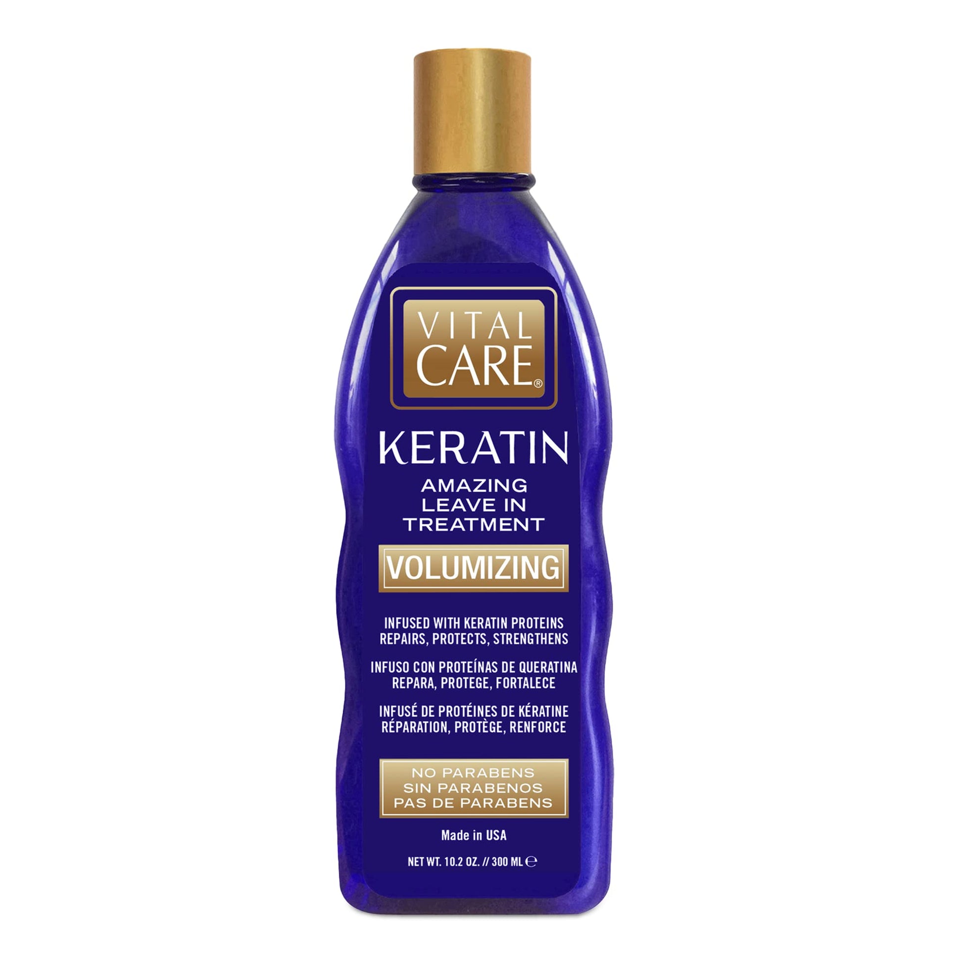 Vital Keratin Amazing Volumizing Treatment -Keratin Complex Hair Treatment is Non-Stripping for Daily Use, Hydrating & Repairing - Abyssinian, Avocado & Sunflower Seed Oil