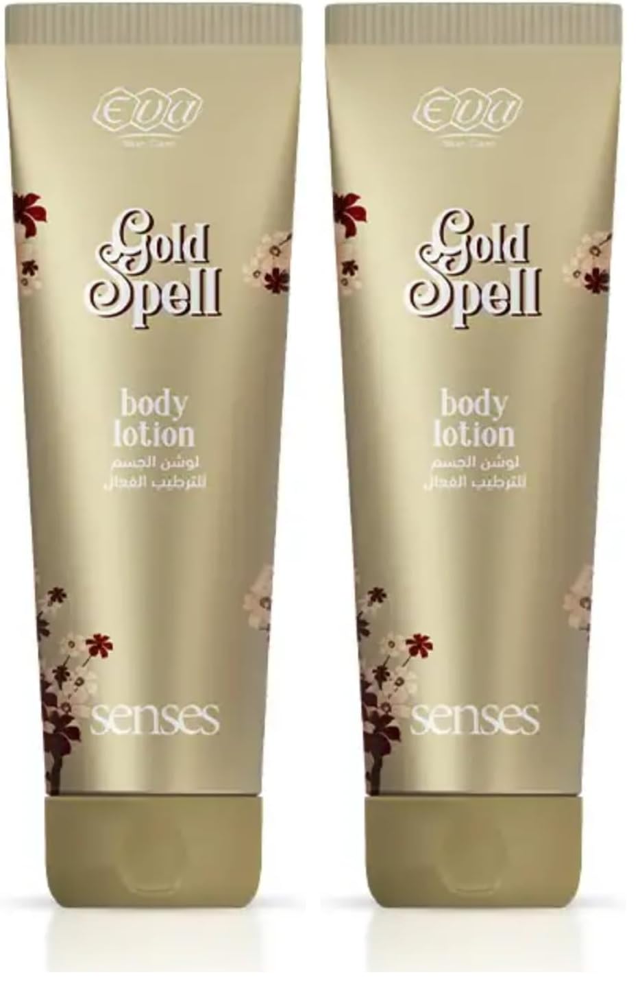Eva Cosmetics Skin Care Senses Body Lotion Gold Spell 240 Ml (Pack of 2)