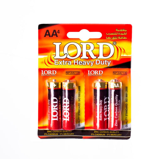 Lord Set Of 4 Battery (AA) 1.5 V