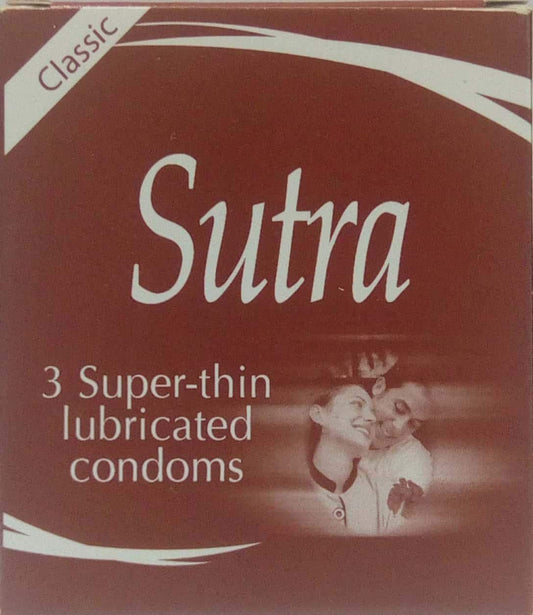 Sutra Classic Condoms - 3 Pcs - 12 Packages