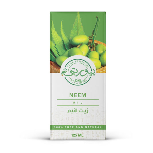 Purity- بيورتي Neem Oil, 100% Pure & Natural, Ideal for Skin Care and Hair Health, 125 ML