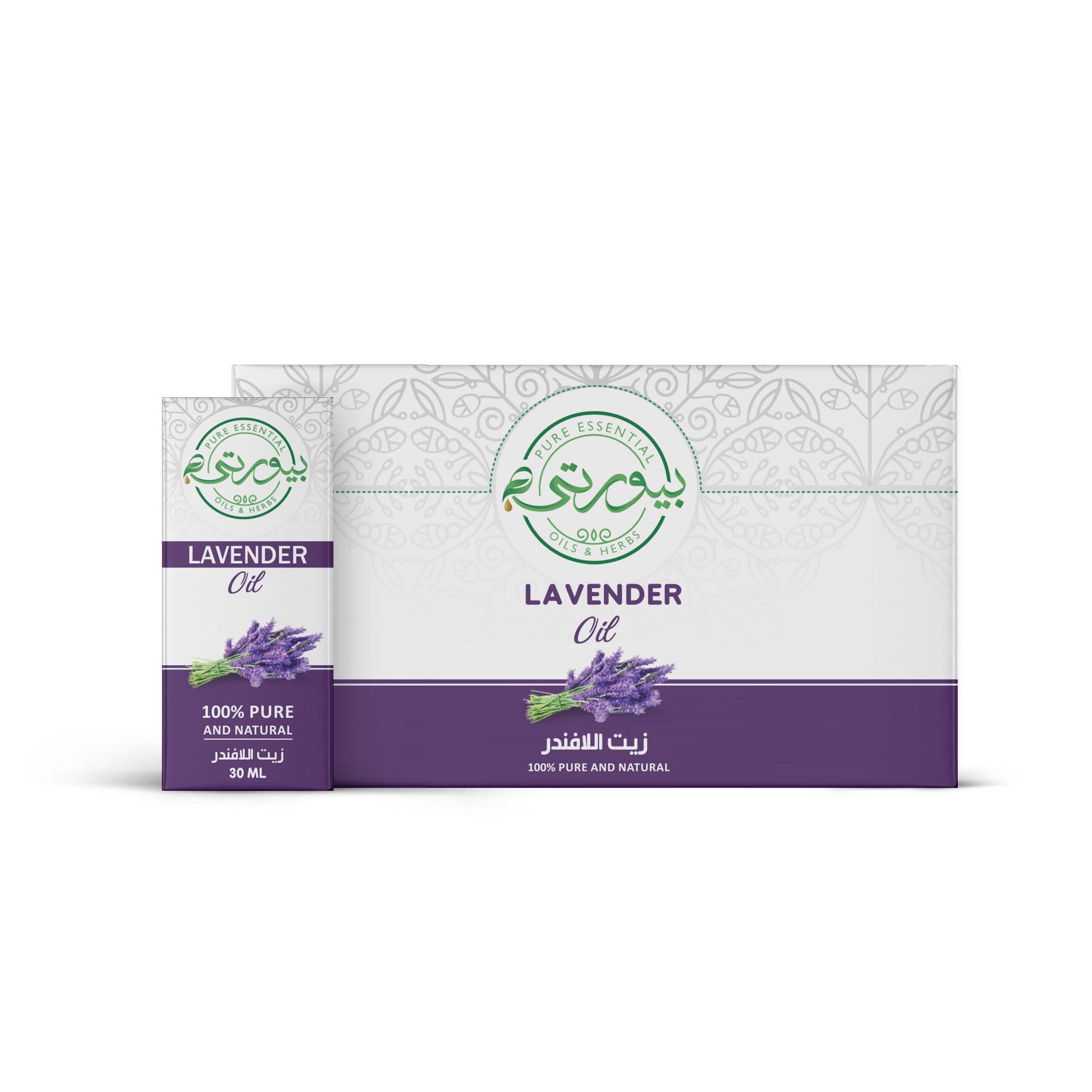 Purity Lavender Oil, 100% Pure and Natural, Soothing Aromatic Oil for Skin and Relaxation, 30ml Each, Pack of 12