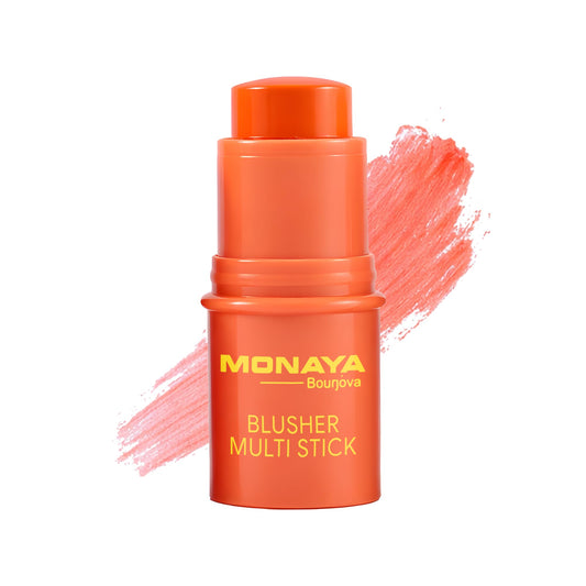Monaya S006 Blusher Multi Stick – Cream Blush Stick for Cheeks & Lips, Buildable Color, Smooth Blendable Formula, Natural Finish (S103)
