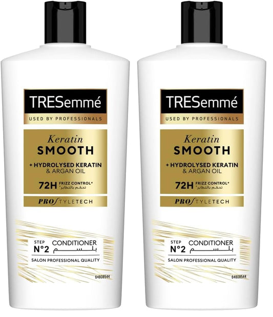 TRESemmé Conditioner Keratin Smooth & Straight 600ML (Pack of 2)