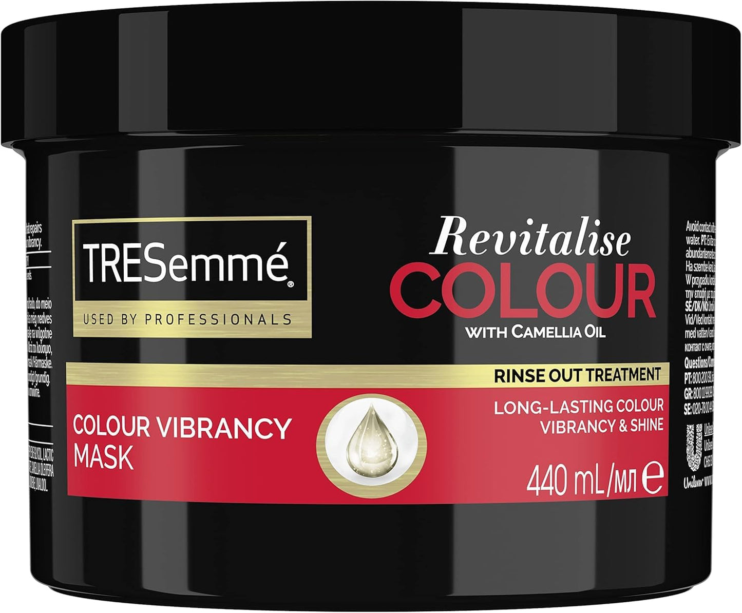 TRESemmé Revitalise Colour Colour Vibrancy Hair Mask with camellia oil for coloured hair 440 ml