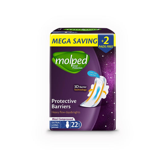 Molped Total Protection Eco Pack Extra Long 22 Pads