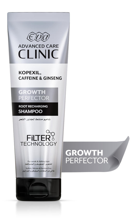 Eva Advanced Care Clinic Growth Perfector Root Recharging Shampoo For Weak & Falling Hair 230 Ml
