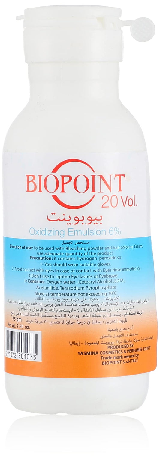 Biopoint Emulsion Oxydante 20/75 gm