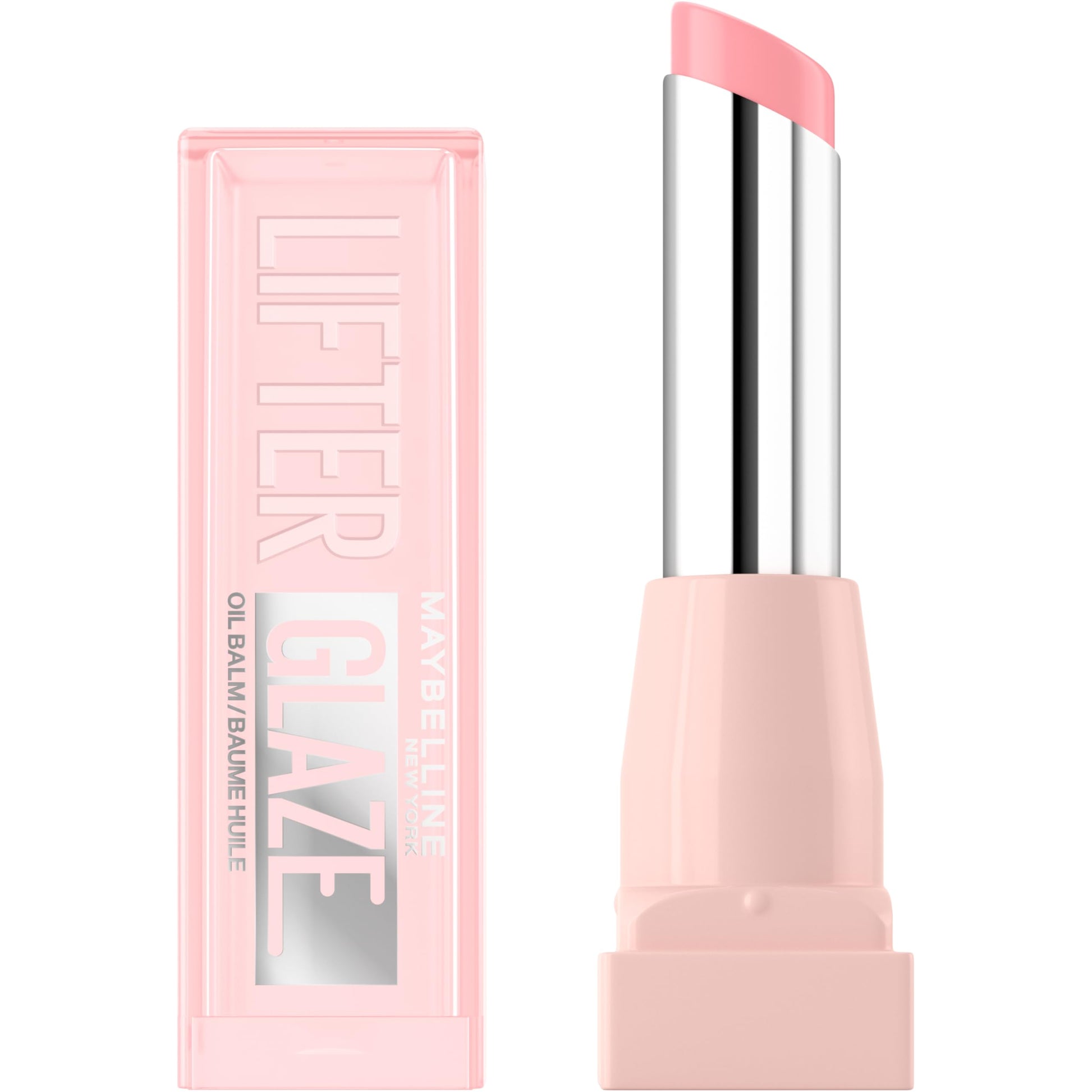 Maybelline New York Lifter Glaze Oil 002 Pink Drip Lip Balm - Up to 24 hours hydration - With shiny pigments - 3g