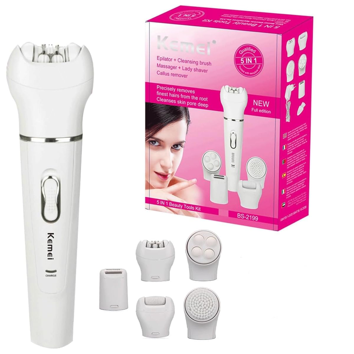 KEMEI km-2199 Wet & Dry For Women - Epilators