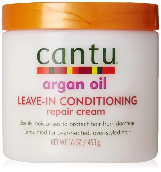 CANTU Argan Oil Leave-In Conditioning Repair Cream, 16 oz (Pack of 4)