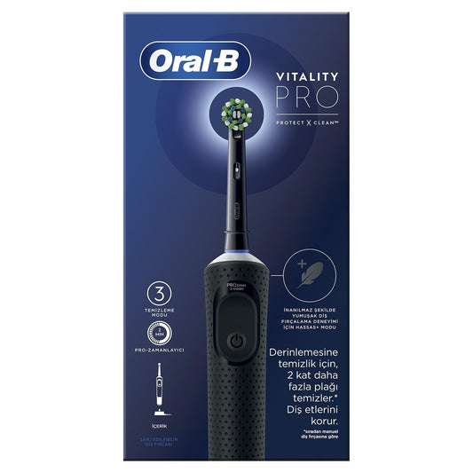 Oral-B Charging/Electric Toothbrush Vitality Pro Black Protection and Cleaning