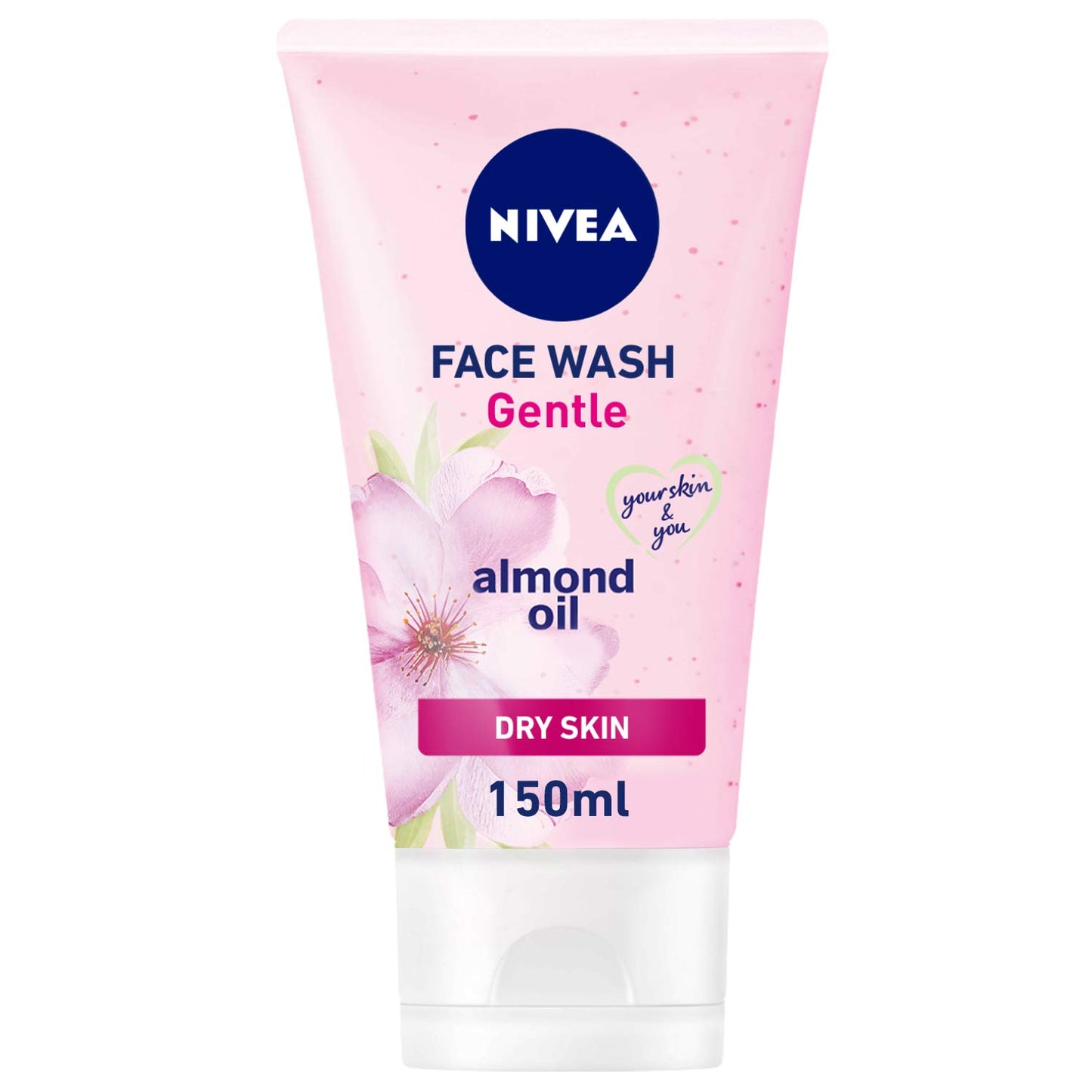 NIVEA Gentle Cleansing Face Wash for Dry Skin with Almond Oil, 150ml