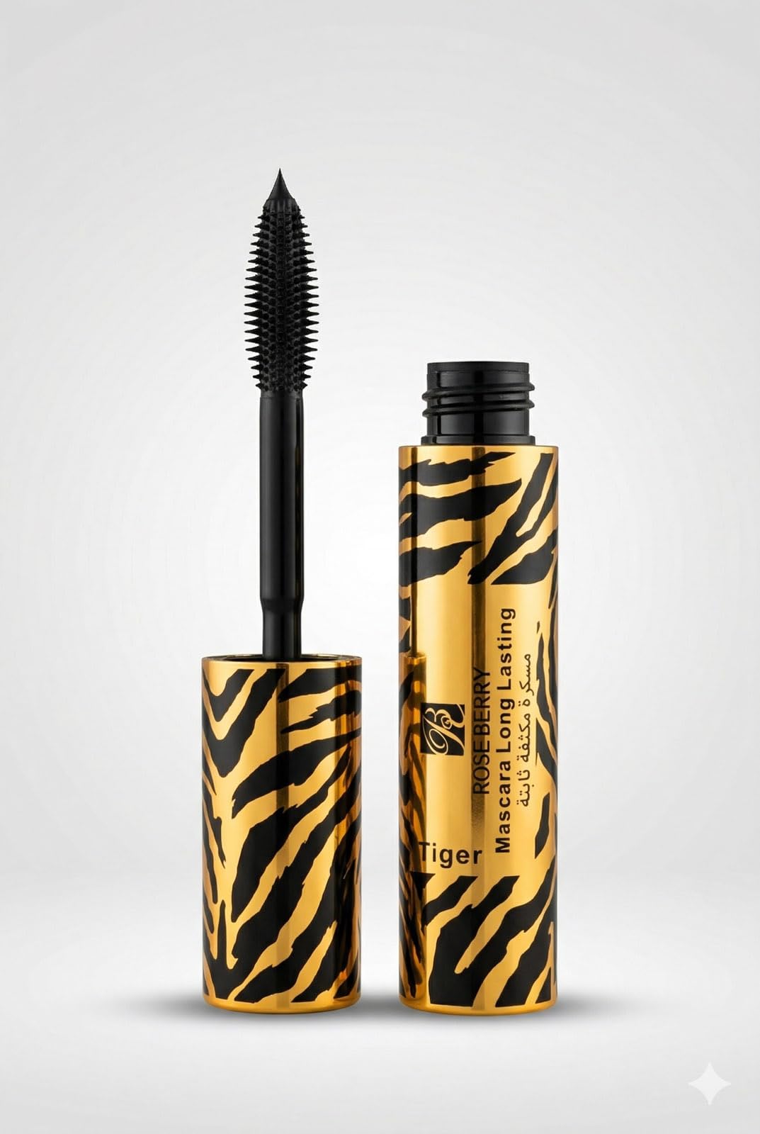 Rose Berry Tiger Long Lasting Mascara, Bold Volume Wand, 10g, Black