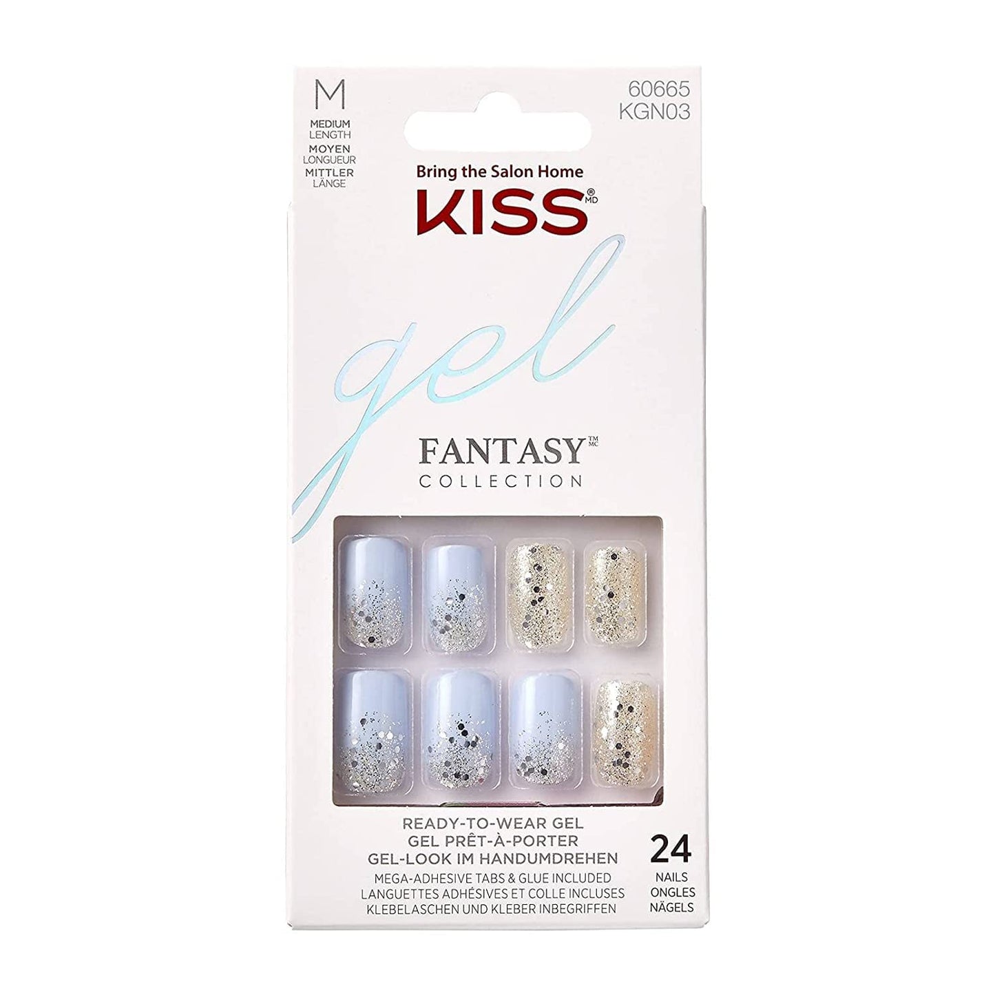 KISS Gel Nails - Painted Veil KGN03