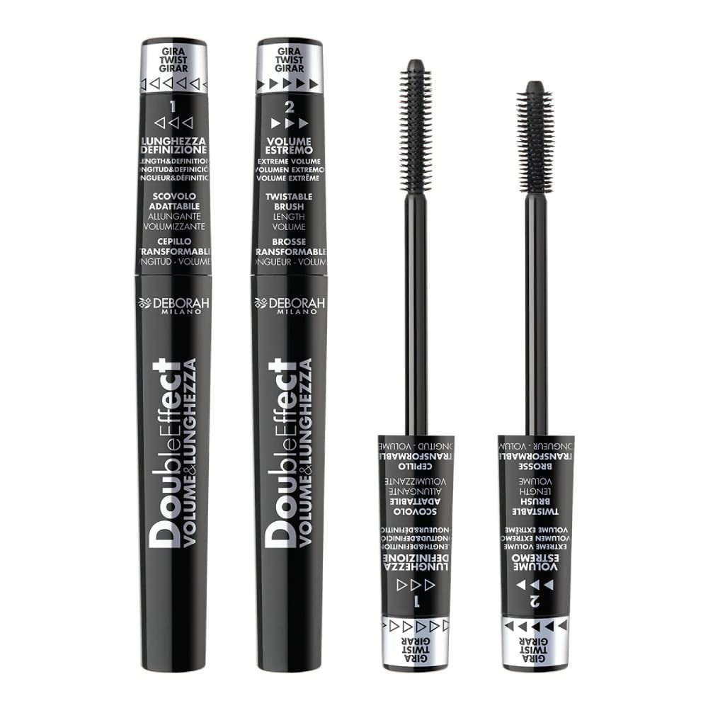 Deborah milano mascara double effect nero - black